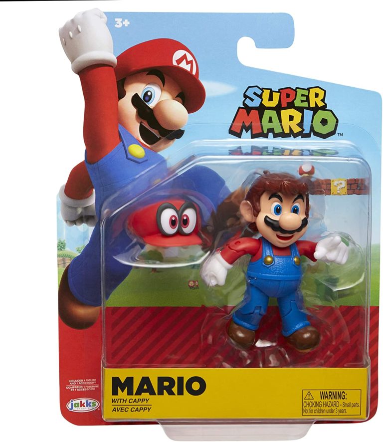 super mario odyssey world of nintendo action figure 5 pack